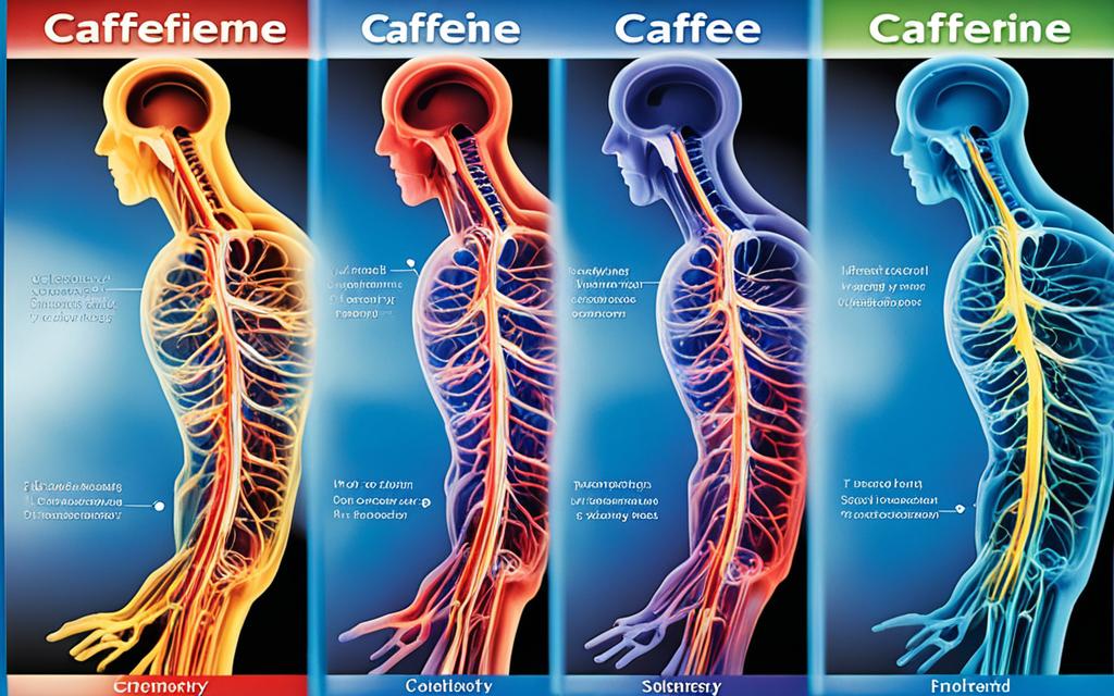 proces działania kofeiny w organizmie